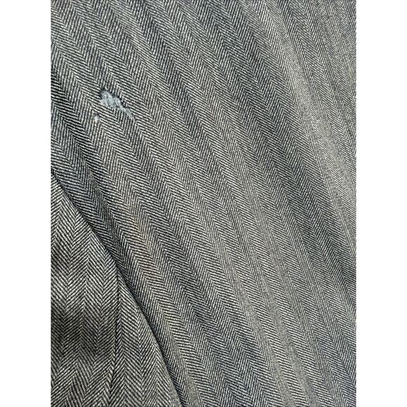 Jos A Bank 44R Grey Wool Mens Blazer Suit Jacket Sport Coat - Picture 3 of 7